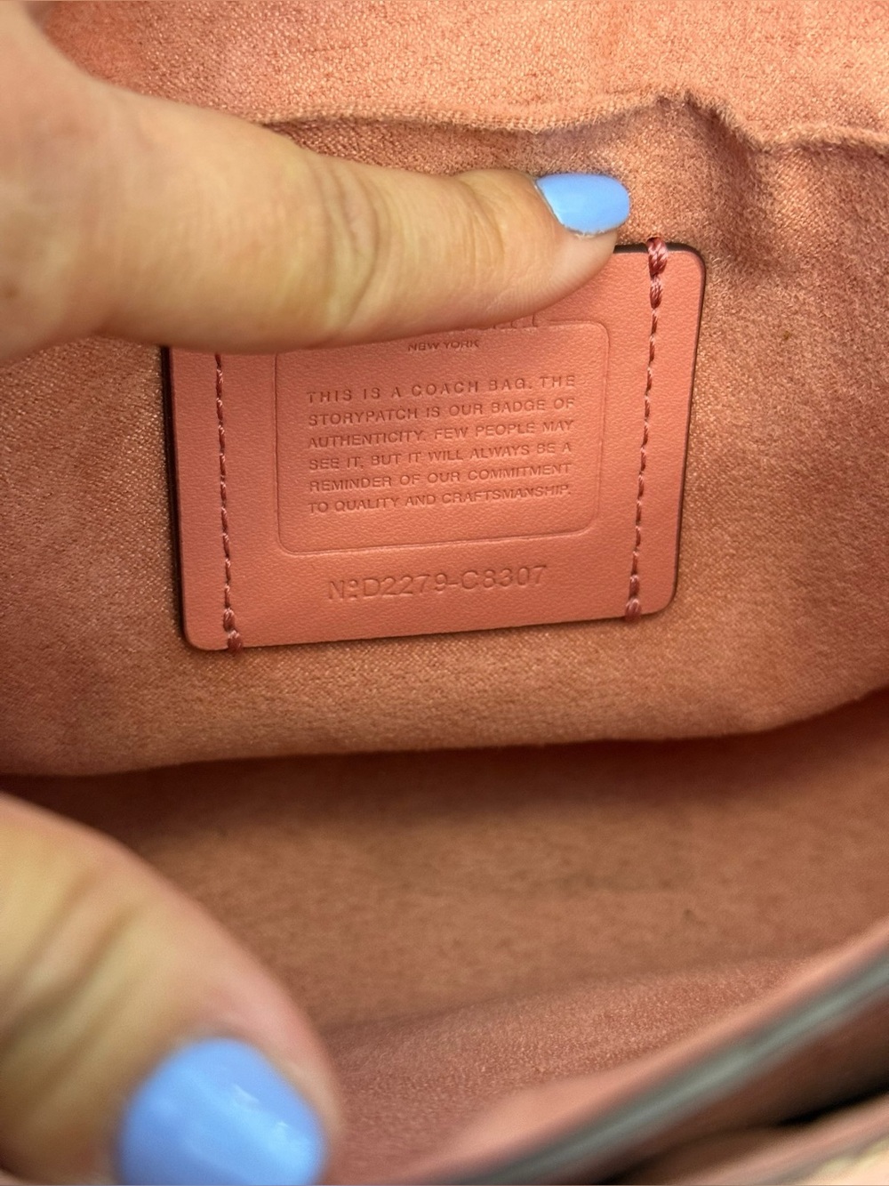 Coach Lonnie Crossbody Bag in Pink Signature Jacquard C8307 - Picture 8 of 13